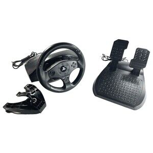 T-80 Thrustmaster Racing Wheel with Pedals PlayStation 3 and 4 Tested